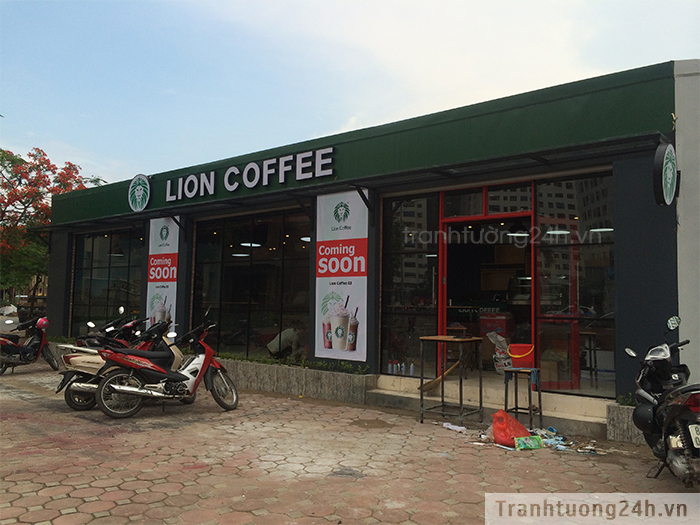 Vẽ Tranh Tường Coffee Lion - Số 4 Thượng Đình