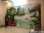Vẽ tranh tường Văn phòng Kinh Đô Hưng Yên và Hà Nội. Vẽ tranh tường tại nhà riêng phòng khách, phòng trẻ em, phòng ngủ, lan can và tường rào...