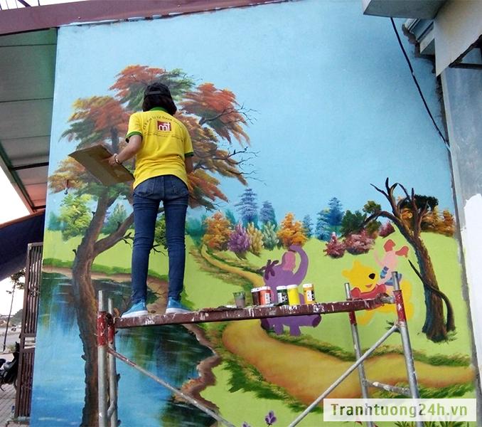 Vẽ tranh tường khu vui chơi Big C - Nam Định